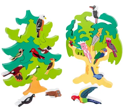 Customizable Kids Jigsaw Puzzle 3d Wooden Lion and Dinosaur Toys Educational Cartoon Toys — wooden puzzles & tangrams wholesale