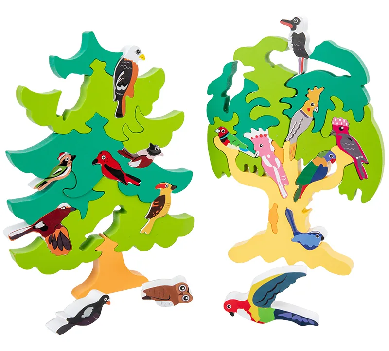 Customizable Kids Jigsaw Puzzle 3d Wooden Lion and Dinosaur Toys Educational Cartoon Toys — wooden puzzles & tangrams wholesale