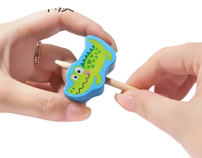 Educational 3d Puzzle Board Fruits Animals Big Particle Thread Rope Toy for 2 4 Years Kids' view 3