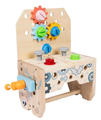 Top Bright Multi-Functional Wooden Tool Box Toy Toy for Kids Unisex 24pcs Moq Car Type view 2