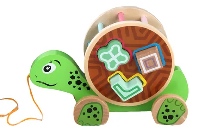 Fashion Pull Along DIY Wooden S Sorter Toy Cartoon Animals Unisex for 2-4 & 5-7 Years Old Kids — wooden baby & toddler (0-3) wholesale