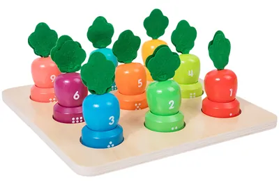 Unisex Wooden Picking Radish Carrots Harvest Toys Toddlers 2-4 Years Preschoolers 5-7 Years view 4