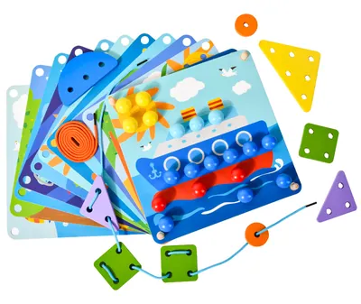 Children's Toy Wooden 2-in-1 Early Education Peg Puzzle Board Early Childhood Education Toy — wooden puzzles & tangrams wholesale