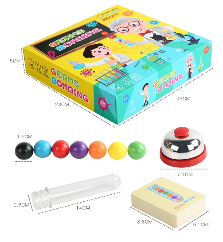 Unisex Early Education Test Tube Toys Color Cognition Training Aids for Kids 2-4 Years and 5-7 — wooden vehicles, tracks & ramps wholesale