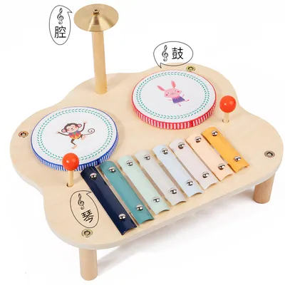 Unisex Wooden Music Platform Toys More Design Oriented Assembly Educational Pretend Made — wooden pretend play & role play wholesale
