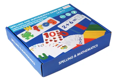 Wooden Spelling And Mathematics Game Set Wooden Jigsaw Puzzle Letter Cognitive Math Learning — wooden math & teaching aids wholesale