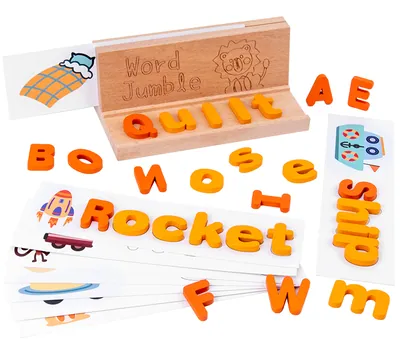 Hot 33 Flashcard English Letters Toy 78 Letter Matching Preschool Spelling Game Unisex for 2-4 — wooden math & teaching aids wholesale