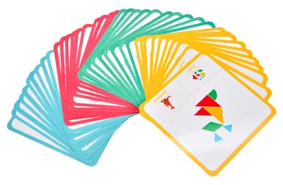 Custom Colorful Wooden Tangram Puzzle Set Cartoon Toy for Kids' Intelligence Game Magnetic view 4