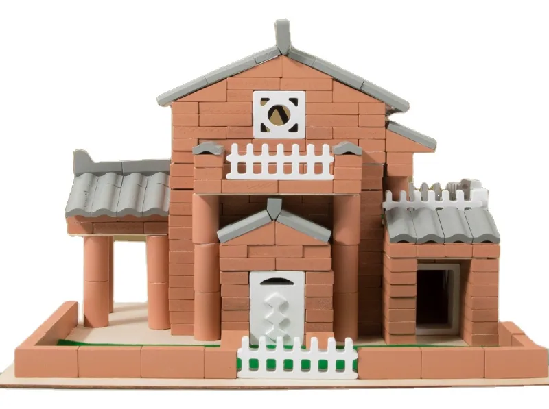 Early Education Exercise Children's Hands-on Brain Cognition DIY Mini Bricks Little Architect — wooden building blocks & construction wholesale