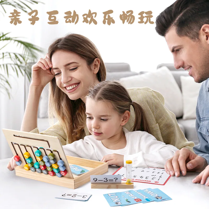 Unisex Montessori Wooden Alphabet Board Preschool Early Learning Toys for Kids and Toddlers — wooden math & teaching aids wholesale