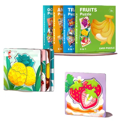 DIY Sublimation Jigsaw Puzzles Logo Blank Educational Wood Toys for Age 2-4 Years — wooden puzzles & tangrams wholesale