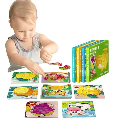 DIY Sublimation Jigsaw Puzzles Logo Blank Educational Wood Toys for Age 2-4 Years view 2