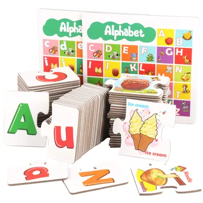 Toys Montessori Puzzle Advanced Jigsaw Puzzles Letter Matching Game view 2