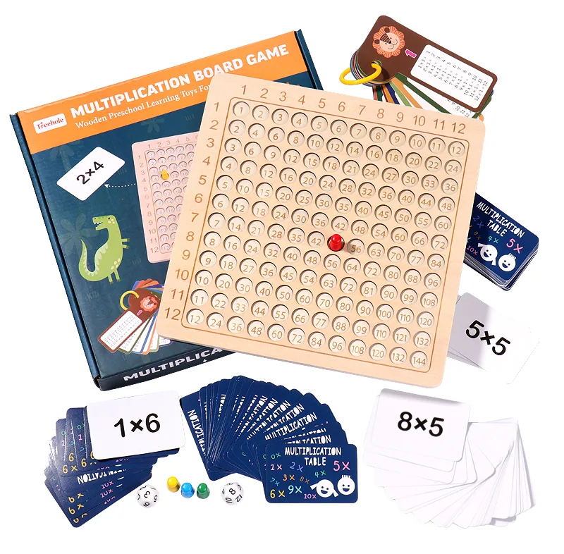 Arithmetic Learning Game Children Battle Board Game Puzzle Multiplication Board Game — wooden board games & logic wholesale