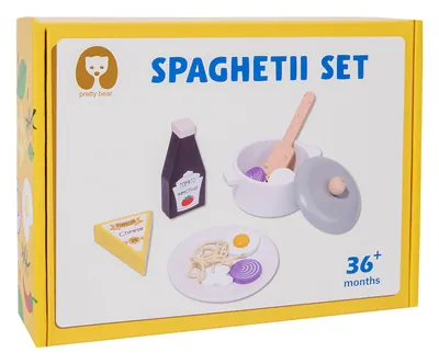 Unisex Wooden Kids Tableware Pretend Kitchen Toys Western Food Italy Pasta for 2-4 & 5-7 Years — wooden pretend play & role play wholesale