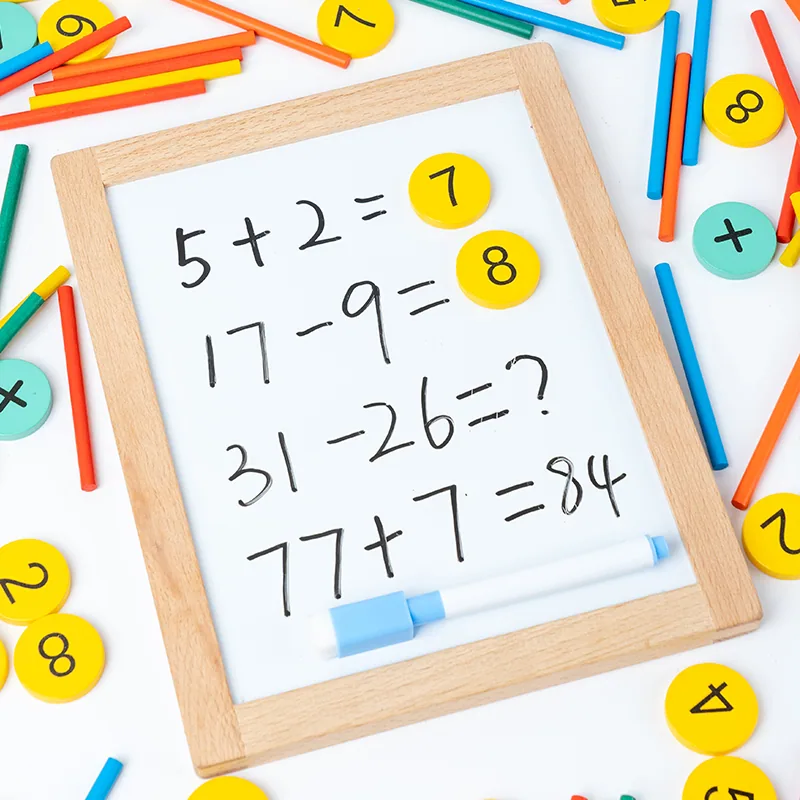 Classic Wooden Digital Thinking Math Drawing Board Early Education Kids Learning Paint Toy — wooden math & teaching aids wholesale