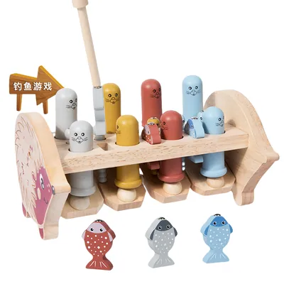 Knocking Blocks S Toys for Toddlers Unisex Wooden Truck Montessori Educational Wooden Made view 2