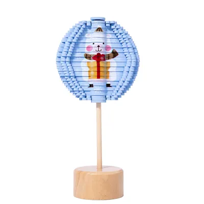 Unisex Wood Stick Desktop Decoration Spin Lollipop Fidget Toy for Decompression & Stress — wooden sensory & busy boards wholesale