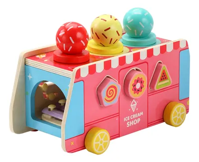 Montessori Learning Wooden Toy Preschool Learning Fine Motor Skills Game Shape Sorting Toy Kid view 2