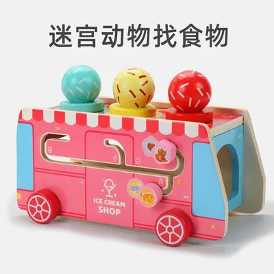 Montessori Learning Wooden Toy Preschool Learning Fine Motor Skills Game Shape Sorting Toy Kid — wooden pretend play & role play wholesale
