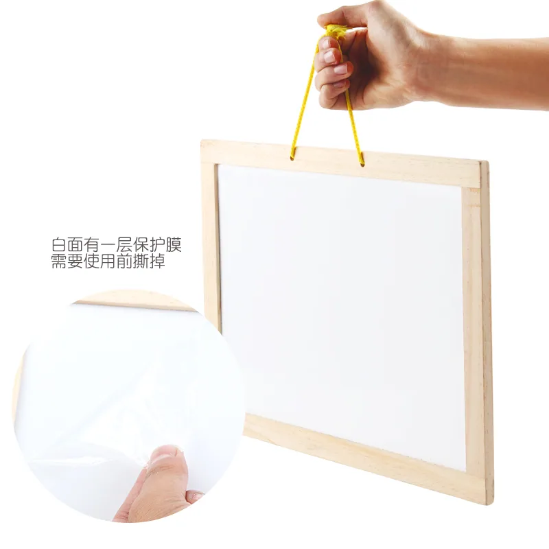 Unisex Double-Sided Drawing Board Puzzle Toys Multifunctional Early Learning Wooden Jigsaw — wooden puzzles & tangrams wholesale