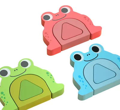 Wooden Desktop Matching Game 2-5 Year-Old Kindergarten & Baby's Early Educational Building — wooden building blocks & construction wholesale