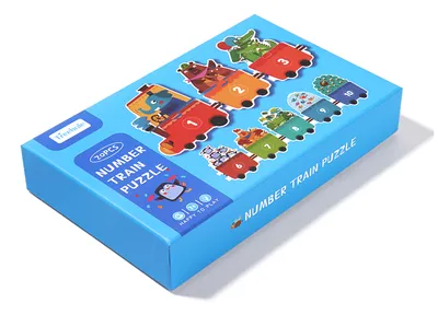 Animal Digital Train Puzzle Creative Play Ideas Parent Child Interactive Toys — wooden puzzles & tangrams wholesale