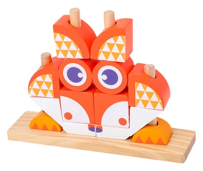 Mutants Animal Building Blocks Toy Educational Wooden Stacking DIY Game Set Model Toy for Kids view 4