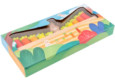 BeiYang Montessori Match Game Wooden Balance Stacking Blocks for Kids 3-5 Iron Number Counting view 3