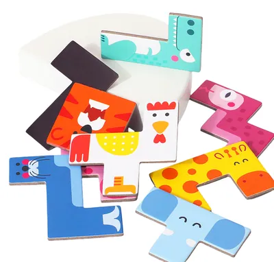 Unisex 3d Card Cognition Graphic Association Early Education Enlightenment Toys Paper Material view 2
