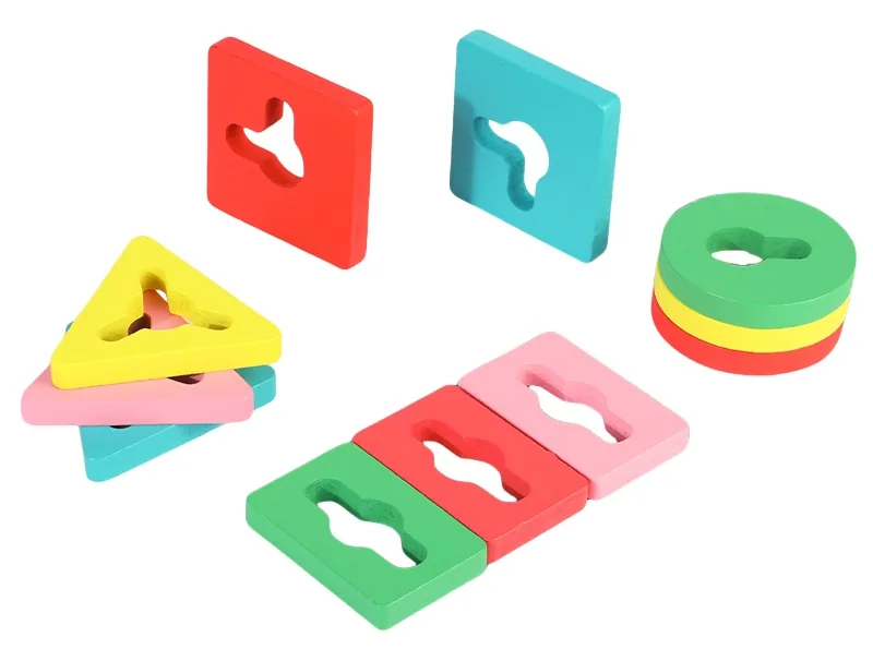 Unisex Custom Safety Size Kinderspielzeug Educational Sorting Game Wood Toys Montessori Wooden — wooden montessori & early learning wholesale