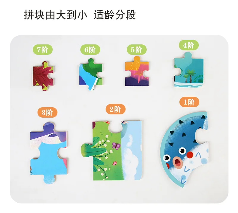 Custom Small Paper Jigsaw Puzzle Educational DIY Cartoon Toy for Kids Unisex Age Range 2 to 4 — wooden puzzles & tangrams wholesale