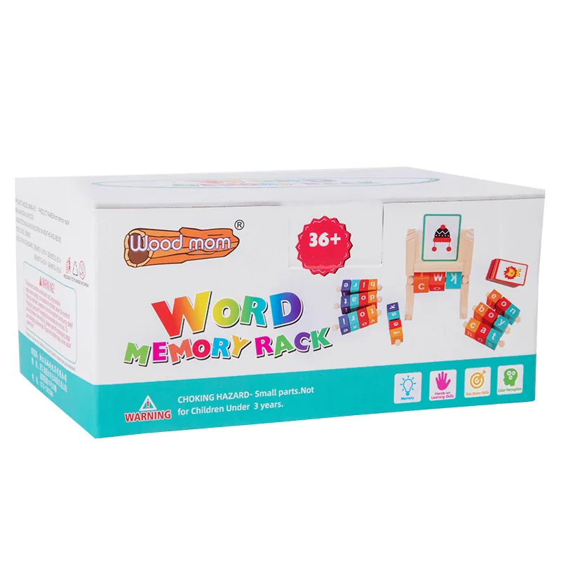 Word Memorization Card Toys For Memorizing Words And Learning English Toy For Children Boys — wooden math & teaching aids wholesale