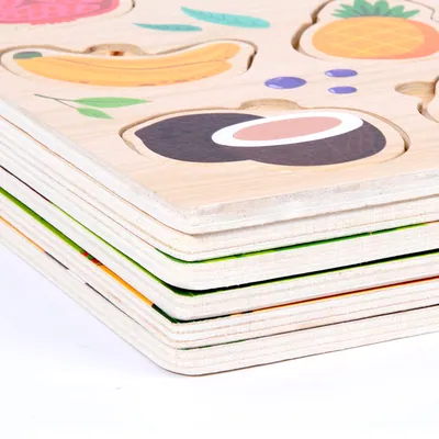 3d Wooden Puzzle Toy Children Toy Wooden Shape Matching Board — wooden puzzles & tangrams wholesale