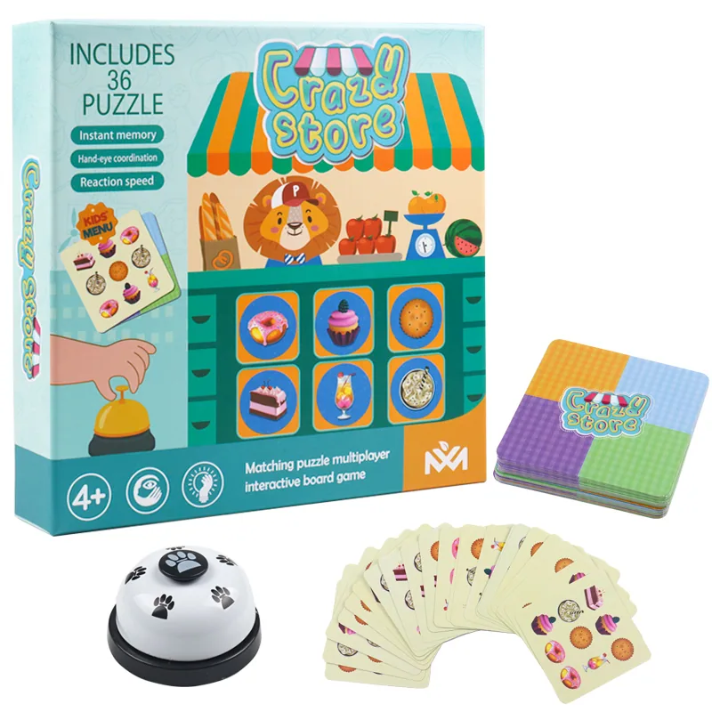 Unisex Interactive Desktop Wooden Toys for Kids Fun Crazy Store Early Education Puzzle Memory — wooden puzzles & tangrams wholesale