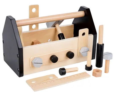 Custom Montessori Children's Educational Toolbox Toys Unisex Wooden Carpenter Tool Screw view 2