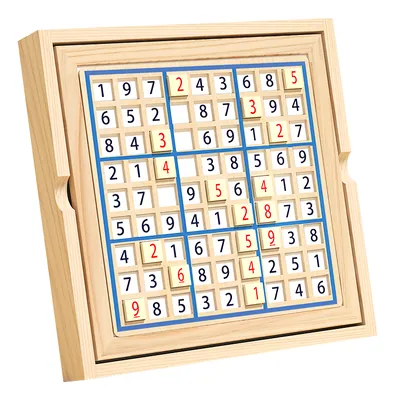 Primary School Children Toys Math Thinking Fun Games Wooden Board Game Chess Jiugong Sudoku — wooden board games & logic wholesale