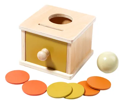 Montessori Classification Coin Macaron Color Two-in-one Box Children's Puzzle Sensory Geometry view 3