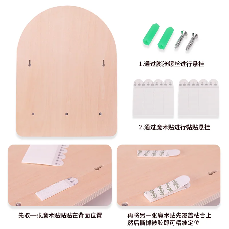 Unisex Children's Simulation Wooden Dressing Table Play Makeup Set & Cosmetic Table Play House — wooden pretend play & role play wholesale