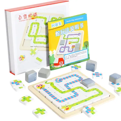 Mideer Unisex Educational Game Whole Brain Balance Battle Teaching Children Draw Lines 2-4 — wooden board games & logic wholesale
