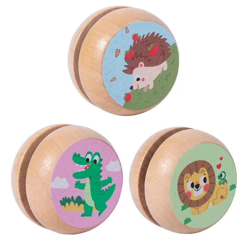 Mini Wooden Yo-yo Toy Makers Classic Promotional Gifts for Kids — wooden montessori & early learning wholesale