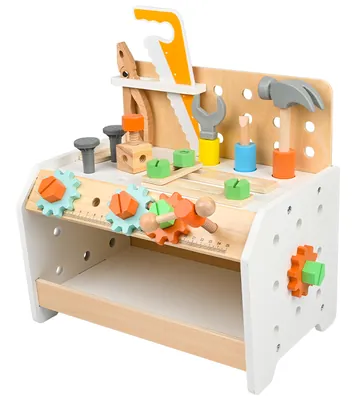 Factory Wooden Tool Box Table Game Tool Toy Early Educational Wood Tool Set Gift Toys For Kids view 2