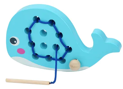 Montessori String Threading Lacing Hand-eye Coordination Early Learning Educational Stringing view 2