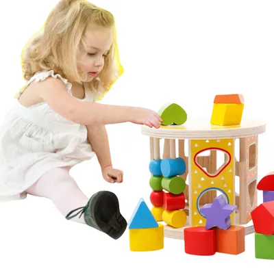 Guangzhou Montessori Sensory Toy Set for Kids Unisex Wooden Toys & Sand for 2-4 & 5-7 Years view 2