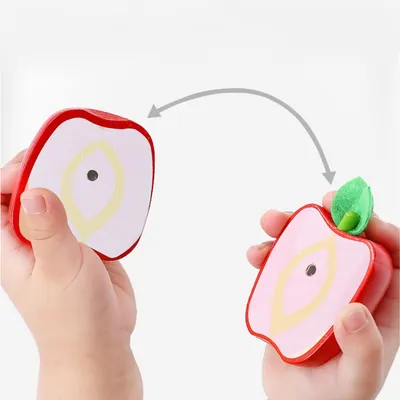 Education Toys Kitchen Play Toys Wooden Fruits Set For Kids Pretend Playing view 2