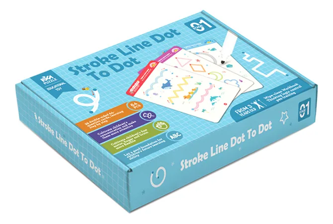 Montessori Early Learning Tracing Books Unisex Toddler Writing Activity Training Cards — wooden montessori & early learning wholesale
