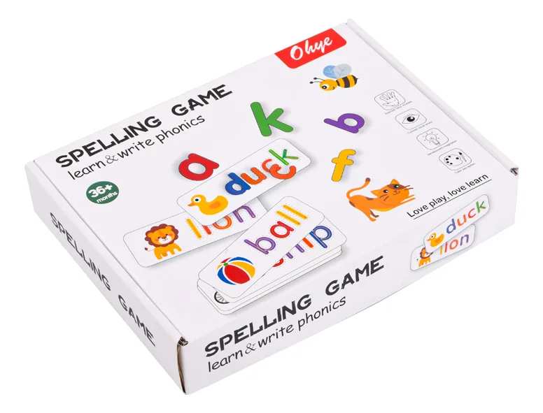 Kids Alphabet Learning Toy ABC Numbers Matching Word Letter Toys Game Toys For Kids — wooden math & teaching aids wholesale