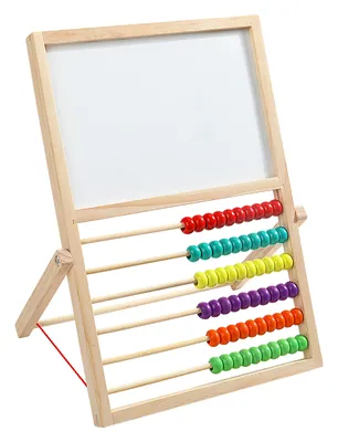 Wooden Drawing Board Calculation Stand Math Toy Set Sensory Toys — wooden sensory & busy boards wholesale