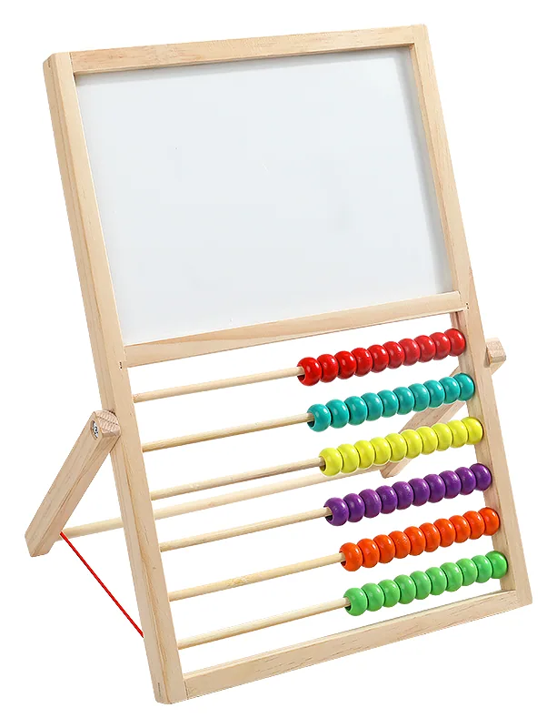 Wooden Drawing Board Calculation Stand Math Toy Set Sensory Toys — wooden sensory & busy boards wholesale