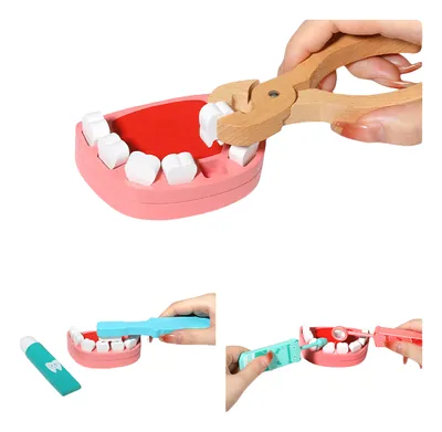 Unisex Wooden Doctor Kits Early Educational Pretend Play Toy Set for Kids for Medical Role Play view 2